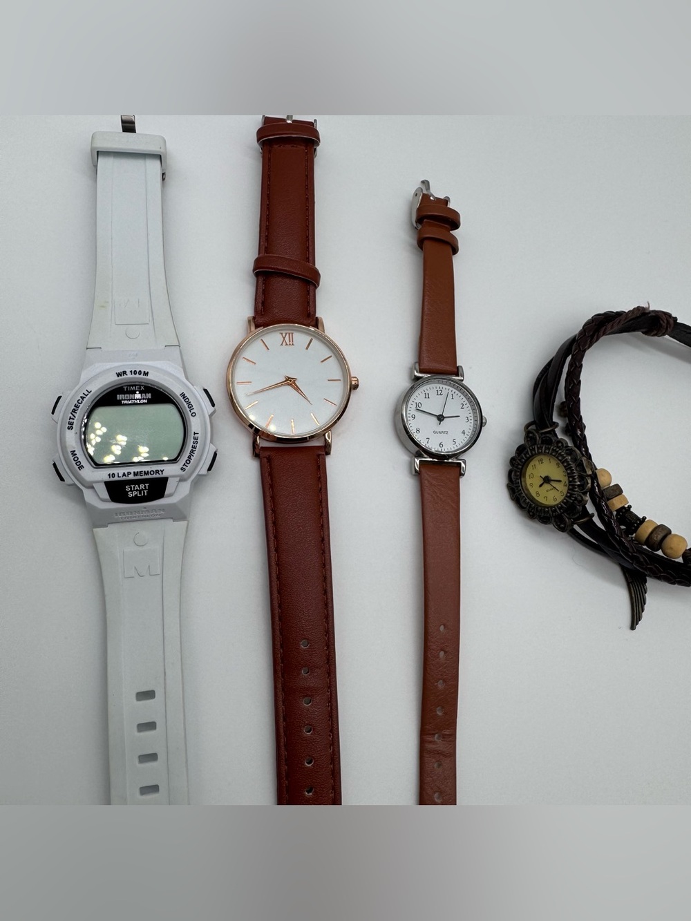 Untested Watch Bundle Timex Ironman Quartz Bracelet Watches Lot